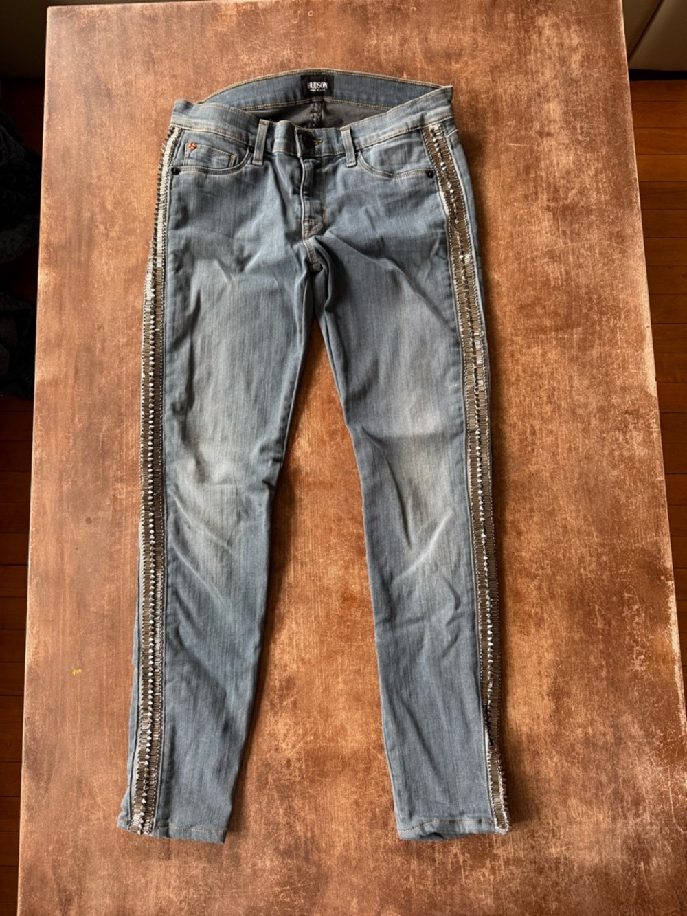Hudson Jeans Women's Skinny in Faded Blue Denim